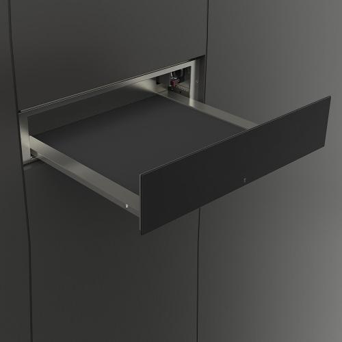 Шкаф для подогрева посуды 60х14 см Fulgor Milano Plano LWD 15 BK черный - 6 фото