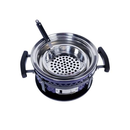 Угольный гриль 35х18 см Diamond Egg Tabletop Grill синий