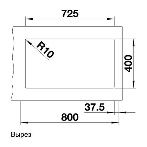 Кухонная мойка 75,5 см Blanco Subline 430/270-U кофе