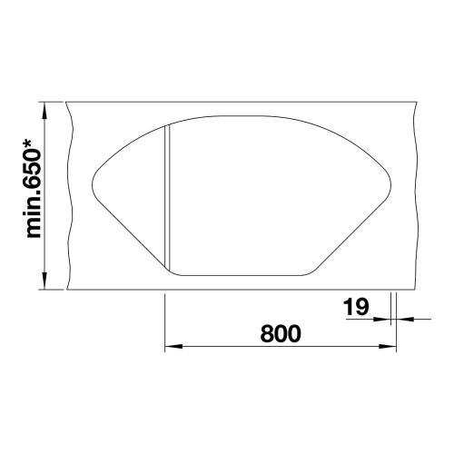 Кухонная мойка 105,7 см Blanco Delta II черная