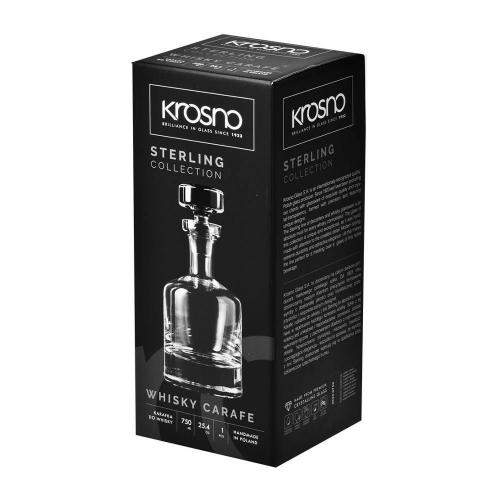 Графин для виски 750 мл Krosno Sterling