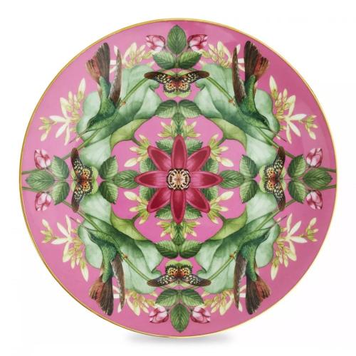Тарелка закусочная 20 см Wedgwood Wonderlust розовая