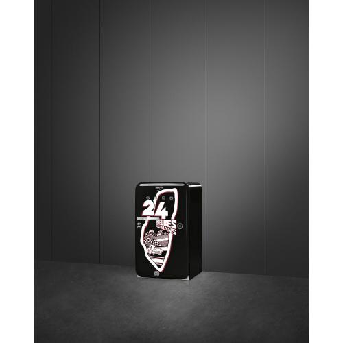 Холодильник 97х54,5 см SMEG 50’s Style FAB10RDLM6 черный