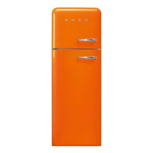 Холодильник двухкамерный 169х60 см Smeg 50's Style FAB30LOR5 оранжевый