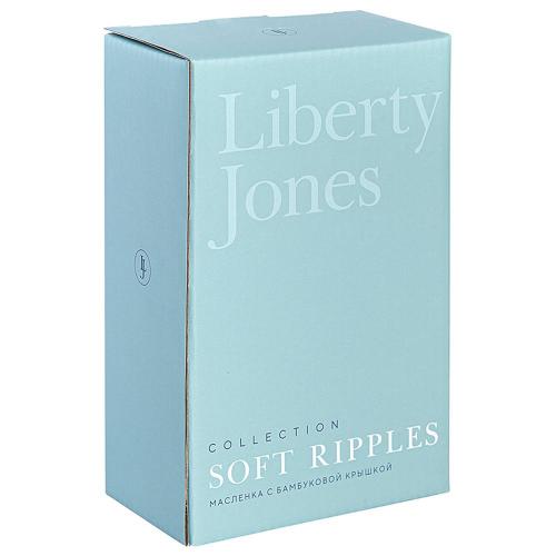 Масленка 17,3х11,2 см Liberty Jones Soft Ripples белая