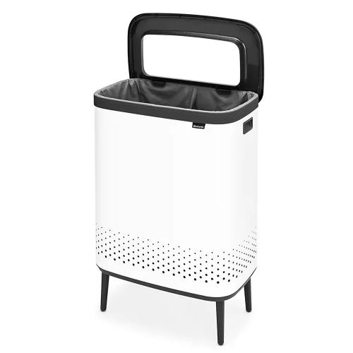 Бельевой бак 90 л Brabantia Bo Hi белый