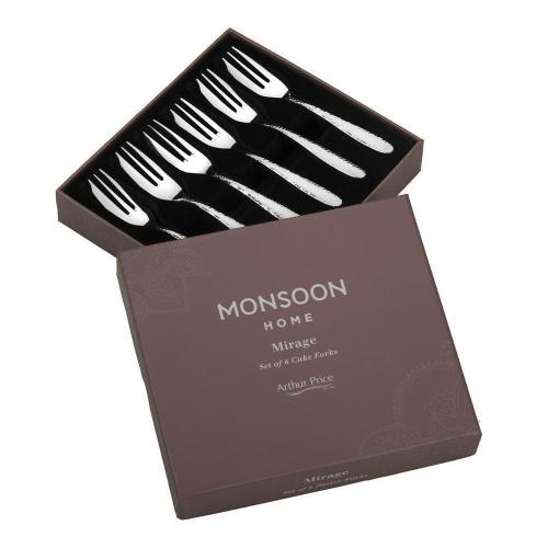Набор десертных вилок Arthur Price Monsoon Mirage 6 пр