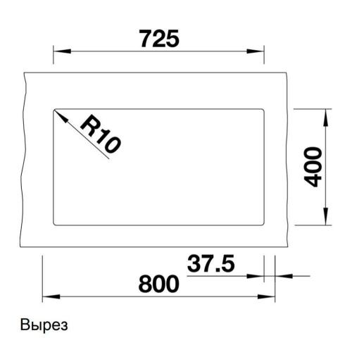 Кухонная мойка 75,5 см Blanco Subline 350/350-U жасмин - 3 фото