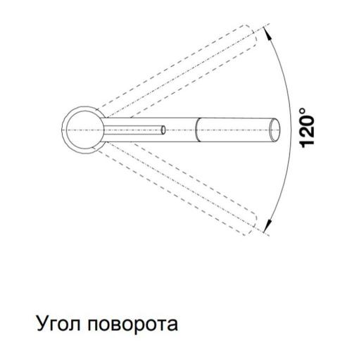 Смеситель Blanco Kano-S серый беж - 3 фото