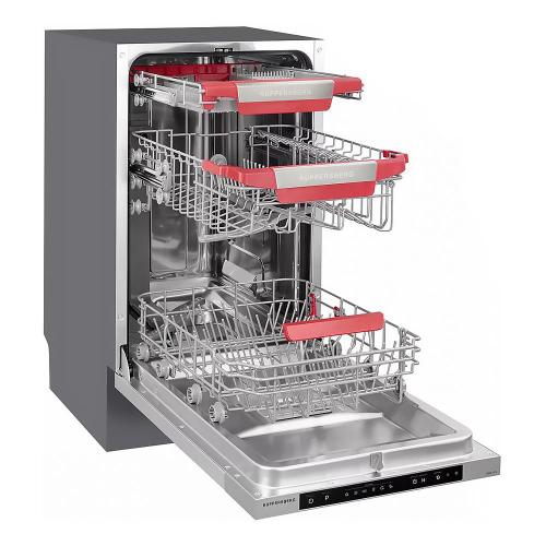 Встраиваемая посудомоечная машина 45 см Kuppersberg GSM 4574 серая - 2 фото