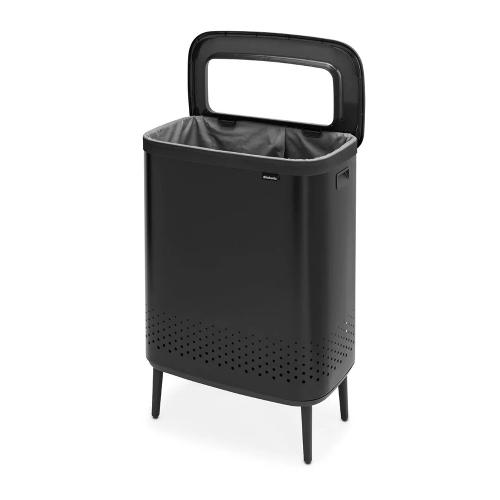 Бельевой бак 90 л Brabantia Bo Hi черный