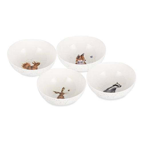 Набор салатников Royal Worcester Забавная фауна белый 4 пр