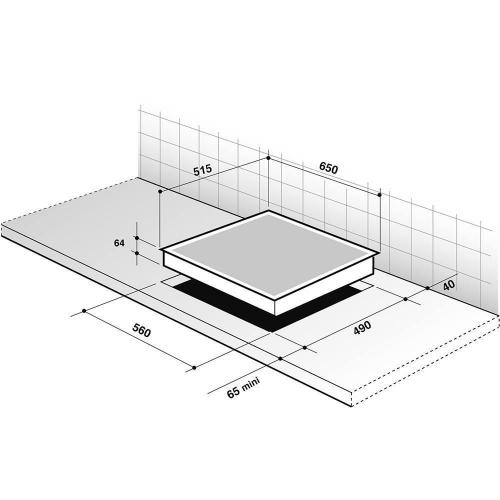 Индукционная варочная панель De Dietrich Pure White DPI7670W