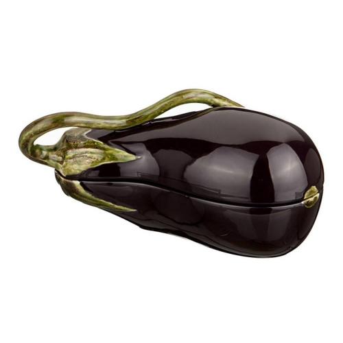 Салатник 31,5х17х15 см Bordallo Pinheiro Aubergine зелено-фиолетовый
