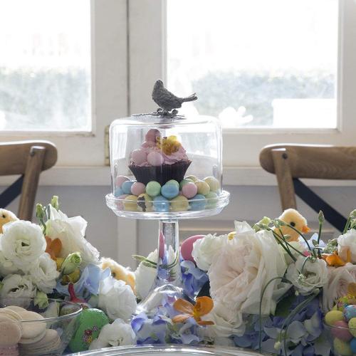 Блюдо сервировочное для торта 15,5 см Vagabond House Song Bird прозрачное