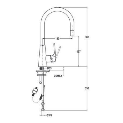 Смеситель Teka Total VTK 938 хром