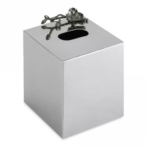 Салфетница 11х11х16,5 см Michael Aram Black Orchid стальная