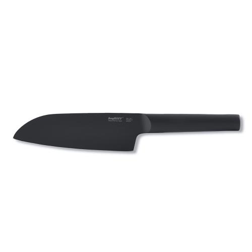 Кухонный нож сантоку 16 см BergHOFF Black Kuro черный