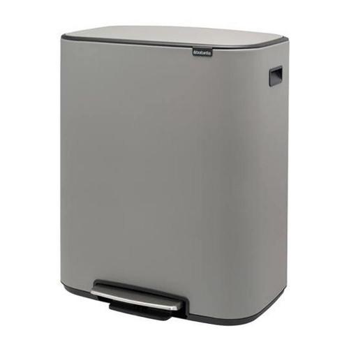 Мусорный бак 60 л Brabantia Bo Pedal Bin серый