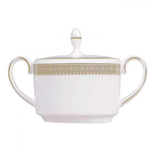 Сахарница 15 см Wedgwood Vera Wang Lace Gold