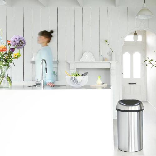 Мусорный бак 60 л Brabantia Touch Bin стальной