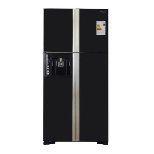 Холодильник French Door 184х91 см Hitachi Big French R-W722PU1 GBK черное стекло