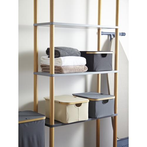 Корзина для белья 40х33 см 20 л Smart Solutions Neat Low бежевая