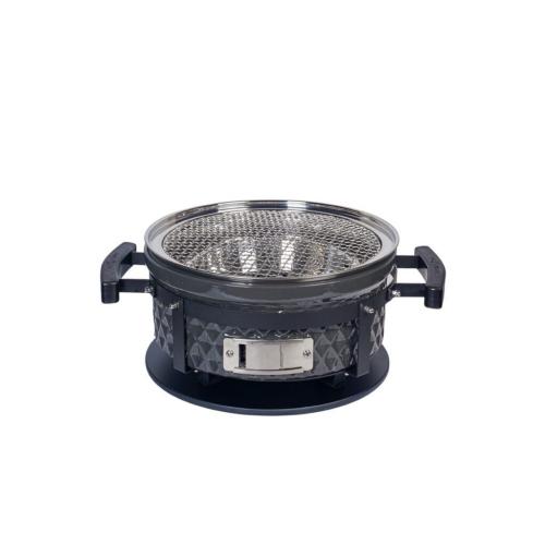 Угольный гриль 35х18 см Diamond Egg Tabletop Grill серый