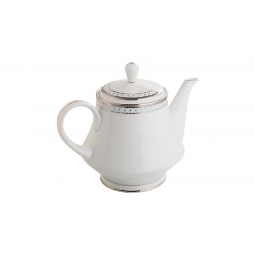 Чайник заварочный 1,1 л Noritake Rochester Platinum белый