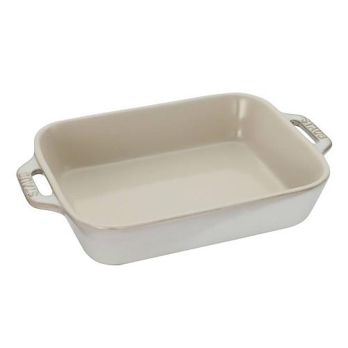 Форма для запекания 34x24 см Staub белая