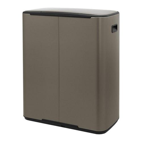 Мусорный бак 60 л Brabantia Bo Pedal Bin платиновый