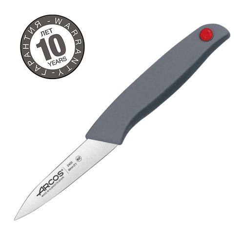 Нож овощной 8 см Arcos Colour-prof серый
