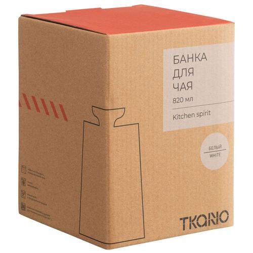 Банка для чая 820 мл Tkano Kitchen Spirit белая