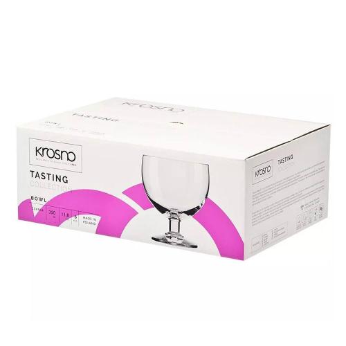 Креманка 10,2 см 350 мл Krosno Tasting прозрачная