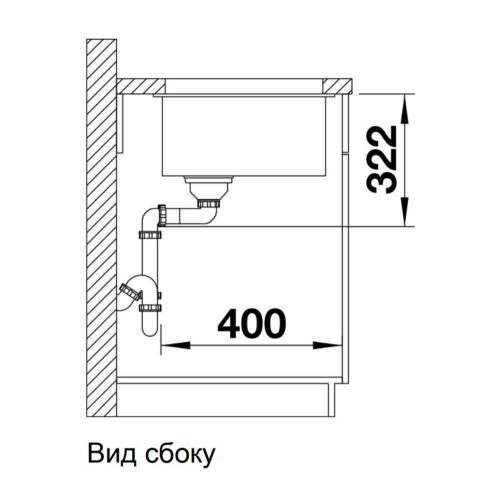 Кухонная мойка 73 см Blanco Subline 700-U Level кофе