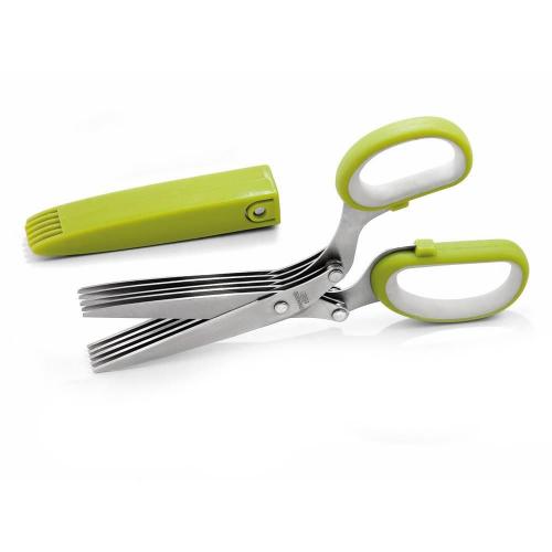 Кухонные ножницы для зелени 21 см Weis зеленые