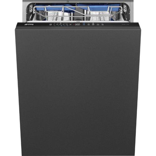 Встраиваемая посудомоечная машина 60 см Smeg STL342CSL черная