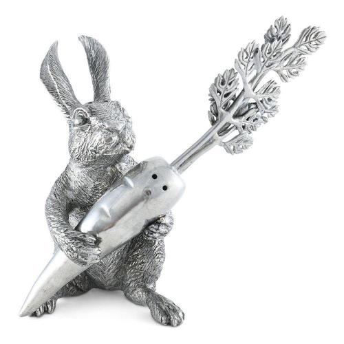 Солонка и перечница Rabbit Carrot 7,6х6,4 см Vagabond House Garden Friends