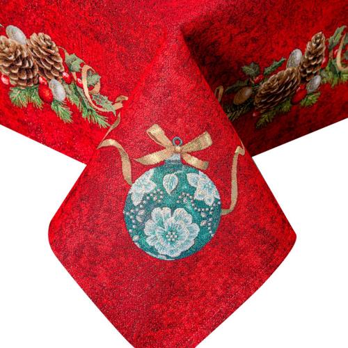 Скатерть 250х160 см Mix&Match Красный Бархат красная
