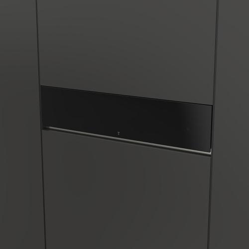 Шкаф для подогрева посуды 60х14 см Fulgor Milano Plano LWD 15 BK черный - 3 фото