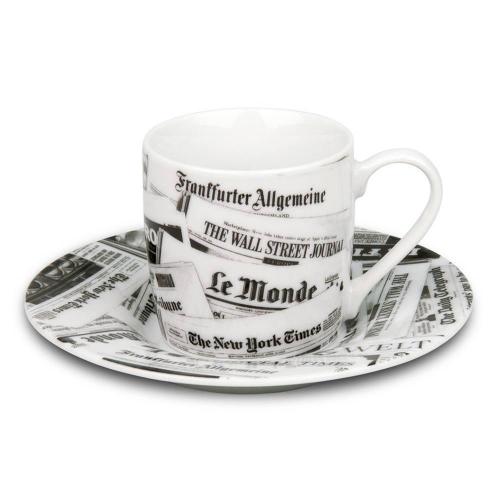 Кофейная пара эспрессо Newspaper 85 мл Koenitz Design Surfaces