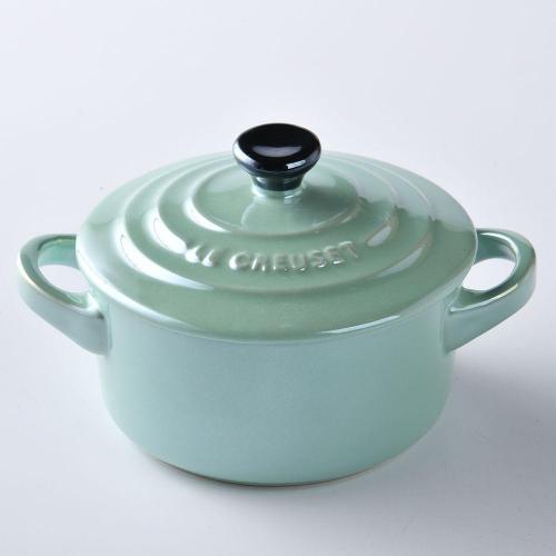 Кокотница керамическая 250 мл Le Creuset Metallics мята