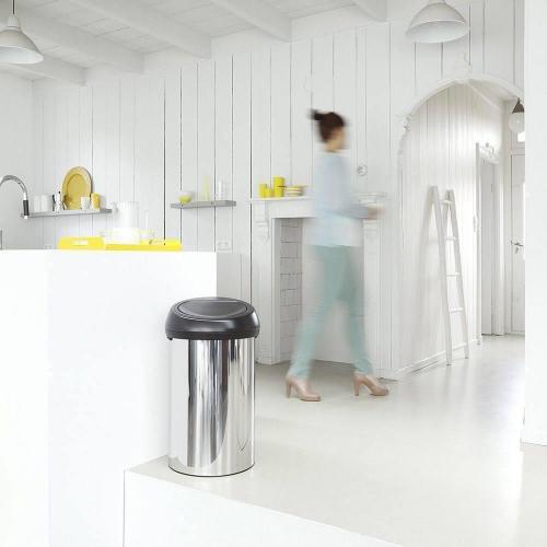 Мусорный бак 60 л Brabantia Touch Bin стальной