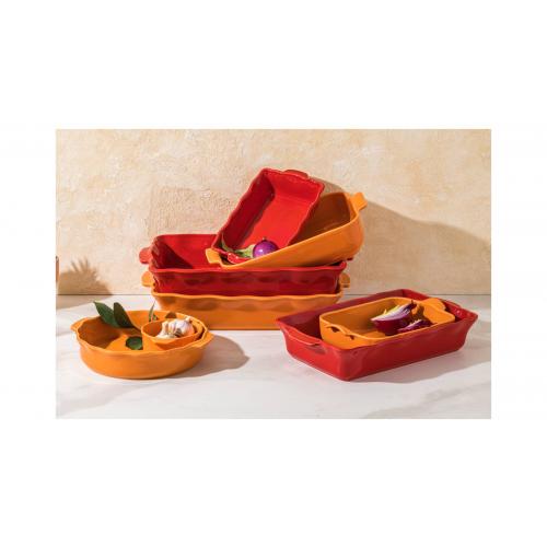 Блюдо для запекания 41х25 см Esprit de cuisine Festonne красное