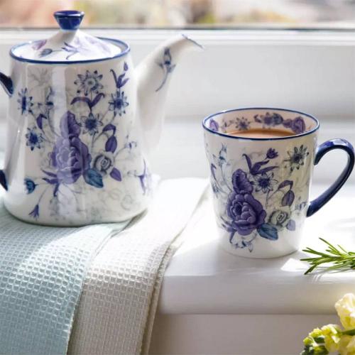 Чайник заварочный 900 мл Kitchen Craft London Pottery синий