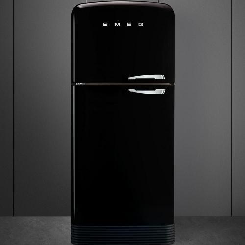 Холодильник двухкамерный 188х80 см Smeg 50's Style FAB50LBL5 черный - 4 фото