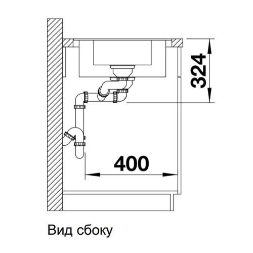 Кухонная мойка 99 см Blanco Metra 6 S-F белая - 1 фото