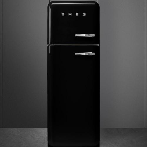 Холодильник двухкамерный 169х60 см Smeg 50's Style FAB30LBL5 черный