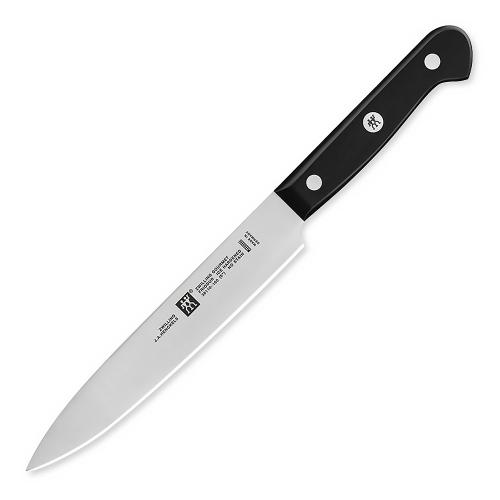 Кухонный нож для нарезки 16см Zwilling Gourmet чёрный