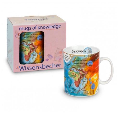 Кружка Geography 490 мл Koenitz Gifts for Everyone Mug Of Knowledge